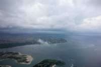 Abflug aus Bali, zuerst nach Taipeh, von dort nach Frankfurt ..